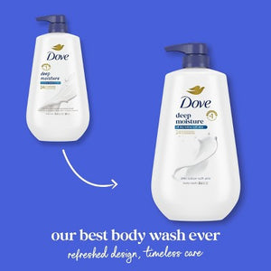 Dove Deep Moisture Body Wash Nourishes the Driest Skin 30.6 fl oz