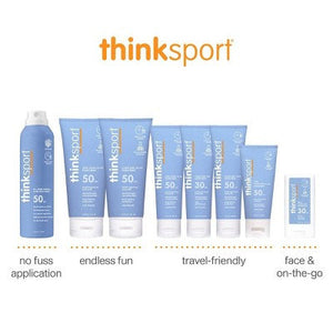 thinksport Mineral Sunscreen Water Resistant Lotion SPF 50 6 fl oz - Imperfect Container