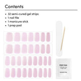 Dashing Diva Glaze Semi-Cured Gel Nail Polish Strips Unicorn Glaze 32ct