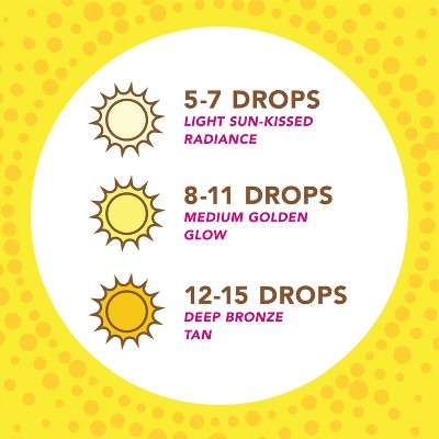 Jergens Natural Glow Instant Sun Drops Tanners 1 fl oz