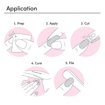 Dashing Diva Glaze Semi-Cured Gel Nail Polish Strips Baila con Fuego 32ct