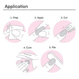 Dashing Diva Glaze Semi-Cured Gel Nail Polish Strips Baila con Fuego 32ct