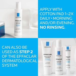 La Roche Posay Effaclar Face Salicylic Acid Toner Clarifying Solution 6.76oz - Imperfect Container