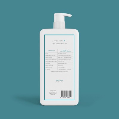 Native Body Wash Cashmere & Rain Sulfate Free with Pump 36 fl oz