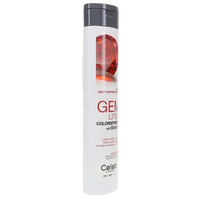 Celeb Luxury Gem Lites Colorditioner with BondFix Amber Deep Copper Brown 8.25 oz
