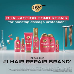 OGX Repair & Protect Bond Protein Repair 450°F Heat Protectant Spray 6.5 fl oz