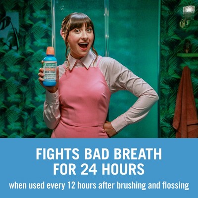 TheraBreath Fresh Breath Mouthwash Alcohol-Free Icy Mint 33.8 fl oz