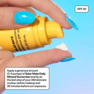 Bubble Skincare Solar Mate Mineral Sunscreen SPF 40 1.7 fl oz - Missing Box