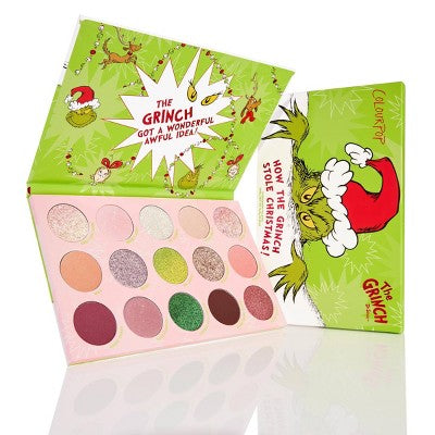 ColourPop x How the Grinch Stole Christmas 15 Pan Eyeshadow Palette 0.63oz - New