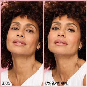 Maybelline Lash Waterproof Sensational Lengthening Mascara Blackest Black 0.32 fl oz - Imperfect Box