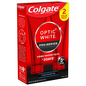 Colgate Pro Series Stain Prevention Hydrogen PeroxideToothpaste 3oz/2pk - Missing Box