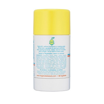 Megababe Sunny Pits Daily Solid Deodorant 2.6oz