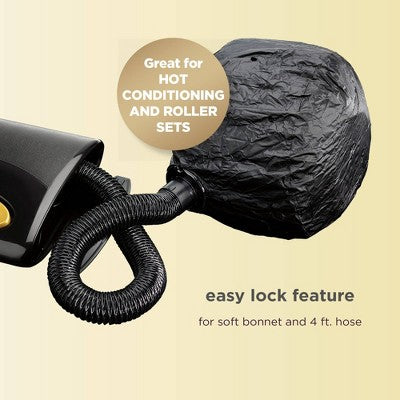 Conair InfinitiPro Soft Bonnet Hair Dryer Gold - Imperfect Box