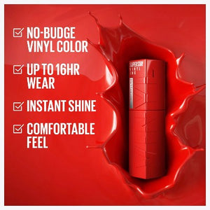 Maybelline Super Stay Vinyl Ink Liquid Lipstick 50 Wicked 0.14 fl oz - New