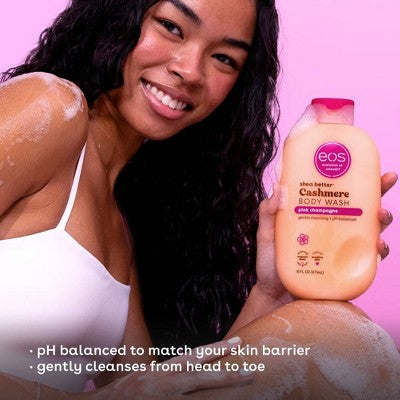 eos Shea Better Cashmere Body Wash Pink Champagne 16 fl oz