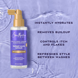 SheaMoisture Anti-Dandruff Spray Apple Cider Vinegar & Niacinamide 4 fl oz - Imperfect Container