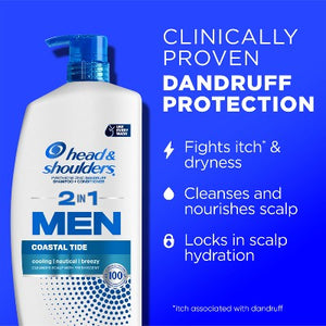 Head & Shoulders Men's 2-in-1 Anti-Dandruff Shampoo and Conditioner 28.2 fl oz