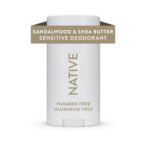 Native Sensitive Solid Deodorant for Men & Women Sandalwood & Shea 2.65oz - New