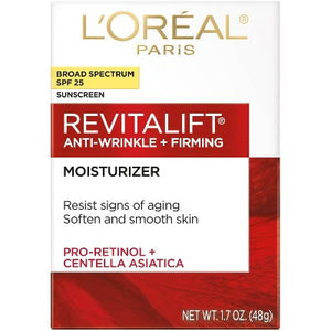 L'Oreal Paris Revitalift Anti-Wrinkle + Firming Day Cream SPF 25  1.7oz - Missing Box