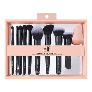 e.l.f. Ten Out of Ten Makeup Brush Set 10ct