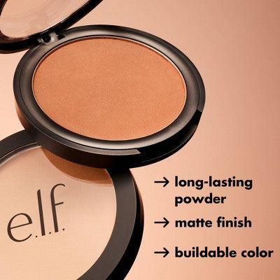 e.l.f. Primer-Infused Matte Bronzer Fresh Tan 0.35oz