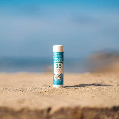Badger Sport Mineral Sunscreen Face Stick SPF 35 0.65oz - Imperfect Container