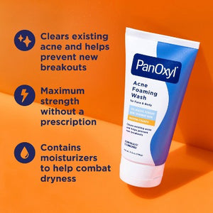 PanOxyl 10% Benzoyl Peroxide Acne Foaming Wash 5.5oz - Missing Box
