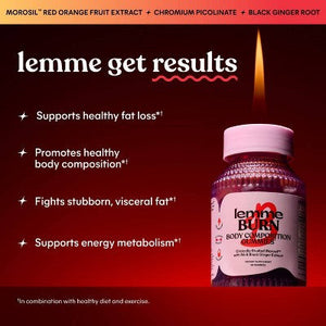 Lemme Burn Gummies  60ct - Imperfect Container