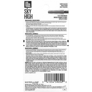 Maybelline Lash Sensational Sky High Lengthening Mascara 801 Washable Very Black 0.24 fl  - Imperfect Boxoz