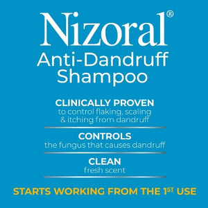 Nizoral Anti Dandruff Shampoo with 1% Ketoconazole 7 fl oz