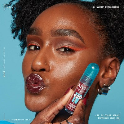 NYX Professional Makeup Lip IV Hydrating Lip Gloss Stain Berry Thirsty 0.16 fl oz - New