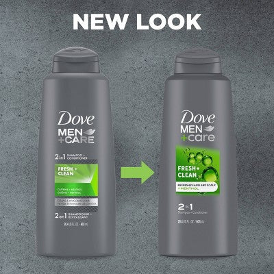 Dove Men+Care Fortifying 2-in-1 Shampoo and Conditioner 20.4 fl oz