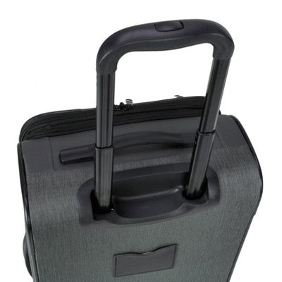 Skyline 24" Medium Checked Softside Luggage Spinner Suitcase Zip Closure
