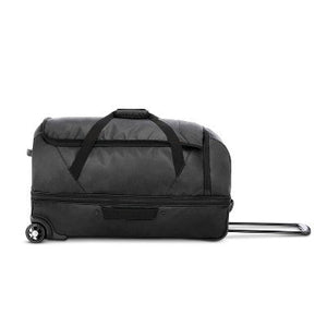 High Sierra 28" Wheeled Drop Bottom Duffel Bag - Black Graphic