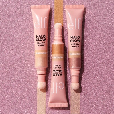 e.l.f. Halo Glow Highlighter Beauty Wand Champagne Campaign 0.33 fl oz