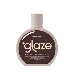 Glaze SuperGloss Color Conditioning Hair Gloss Brunette Sleek Espresso Brown 6.4 fl oz - Imperfect Container
