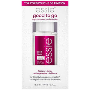 essie Good to Go Top Coat fast dry and shine 0.46 fl oz - Imperfect Box