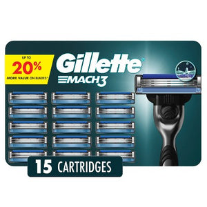 Gillette-Mach3-Men's-Razor-Blade-Refills-15ct-Razors-&-Razor-Blades