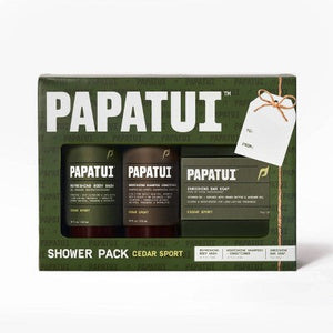 Papatui Men's Shower Pack Cedar Sport 3ct