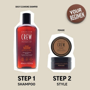 American Crew Men's Medium Hold High Shine Hair Pomade Gel 3oz