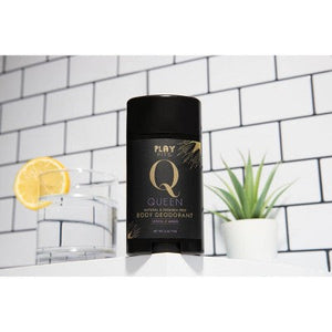 Play Pits Queen Natural Solid Deodorant 2.65oz - Imperfect Container
