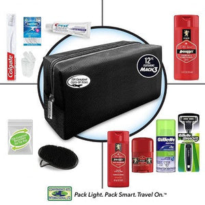 Convenience Kits International Men's Bath and Body Deluxe Travel Kit 12ct