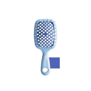 UNbrush Mini Pastel Detangling Hair Brush Periwinkle Light Blue