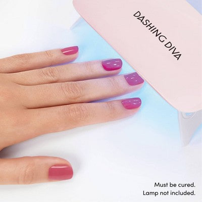 Dashing Diva Glaze Semi-Cured Gel Nail Polish Strips Baila con Fuego 32ct