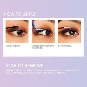 KISS Products Falscara Lash Extension Kit Lengthening Wisps 36ct - Imperfect Box