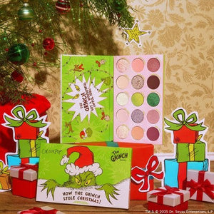 ColourPop x How the Grinch Stole Christmas 15 Pan Eyeshadow Palette 0.63oz - Missing Box