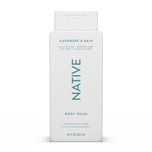 Native Body Wash Cashmere & Rain Sulfate Free 18 fl oz Imperfect Container