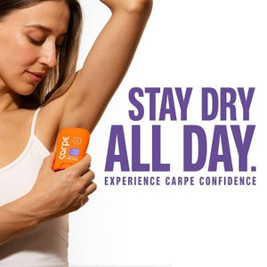 Carpe Women's 100HR Sweat & Odor Control Antiperspirant Deodorant Lavender Citrus 1.76oz - Imperfect Container