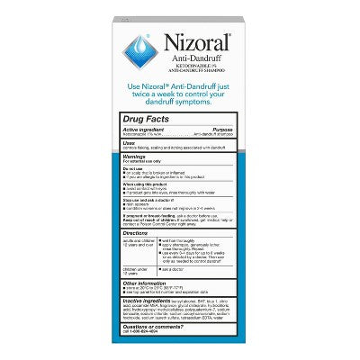 Nizoral Anti Dandruff Shampoo with 1% Ketoconazole 7 fl oz