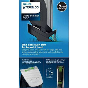 Philips Norelco Series 5500 Rechargeable Electric Beard & Hair Trimmer BT5511/49